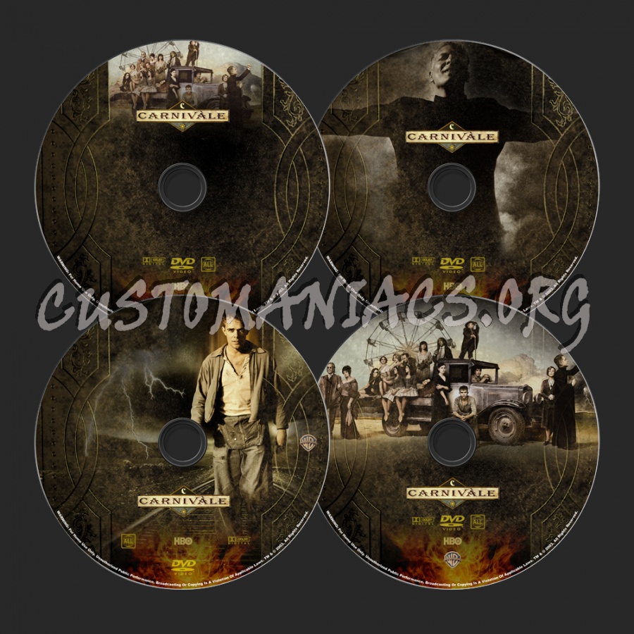 Carnivale - Complete Series dvd label