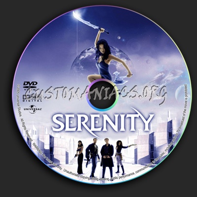 Serenity dvd label