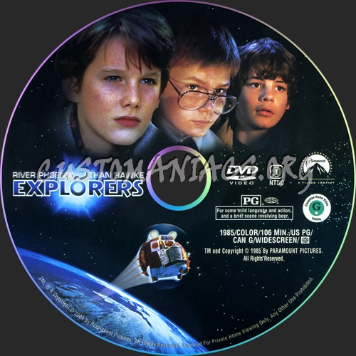 Explorers dvd label