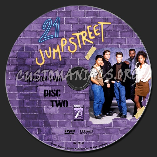 21 Jumpstreet - Season 2 dvd label