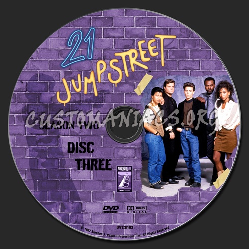 21 Jumpstreet - Season 2 dvd label