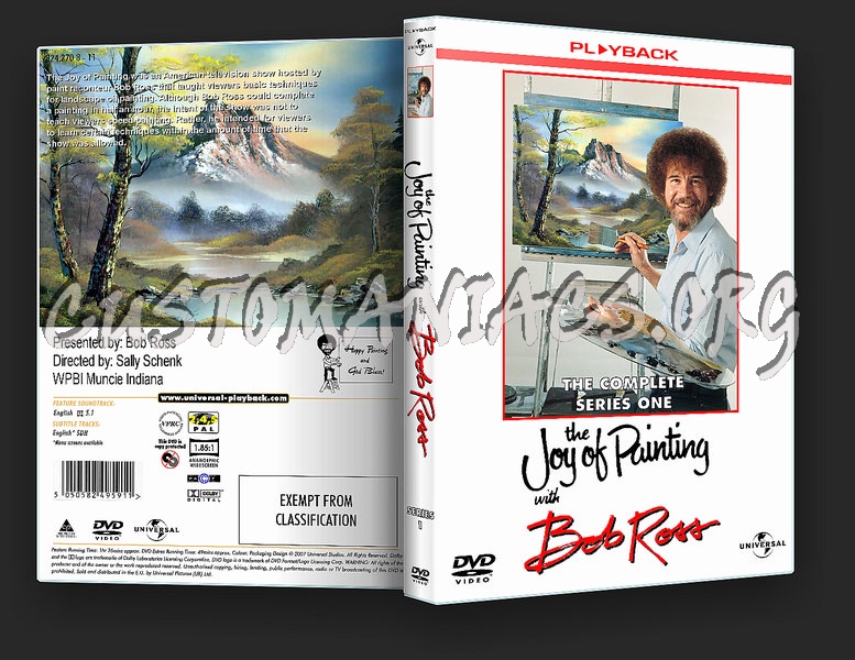 The Joy Of Painting With Bob Ross Series 1 dvd cover