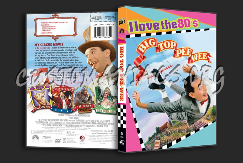 Big Top Pee-Wee dvd cover