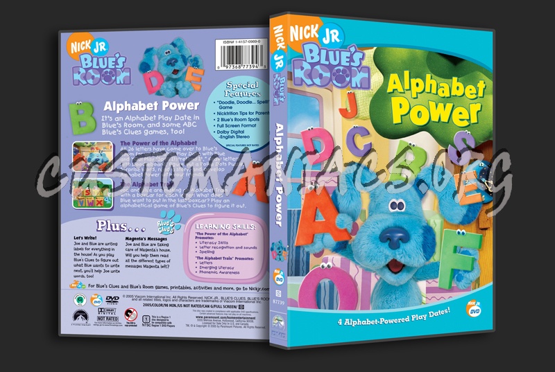 Blue's Room: Alphabet Power dvd cover