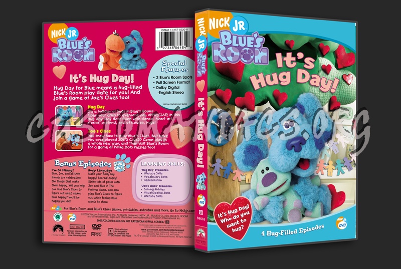 Blue's Room: It's Hug Day! dvd cover