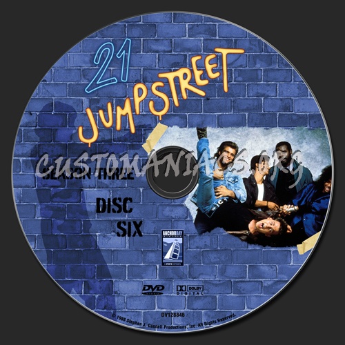 21 Jumpstreet - Season 3 dvd label