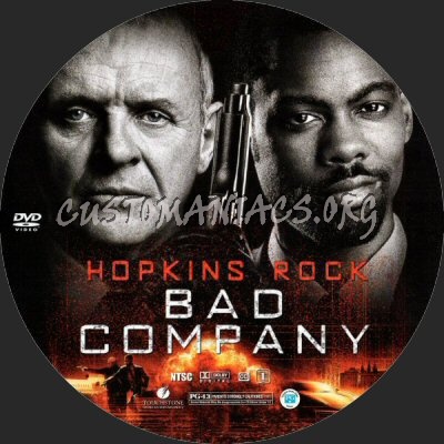 Bad Company dvd label