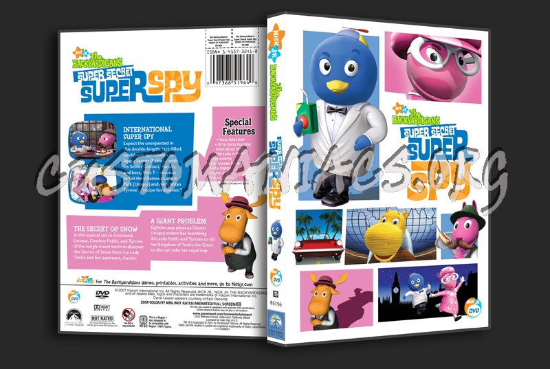 The Backyardigans: Super Secret Super Spy dvd cover