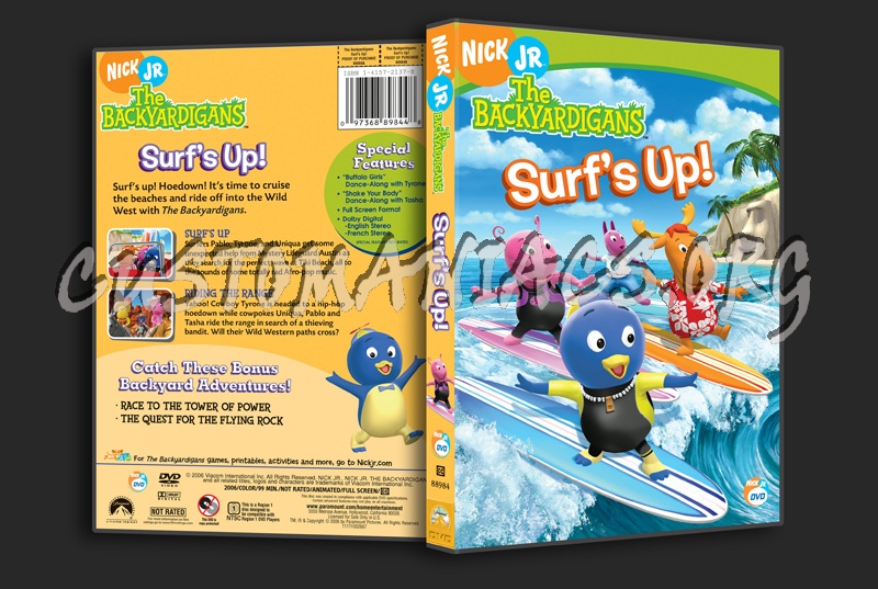 The Backyardigans: Surf's Up! dvd cover