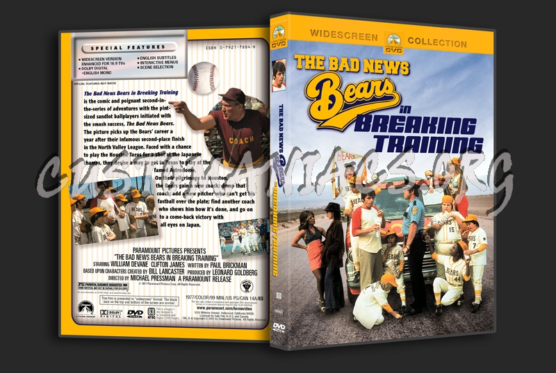 The Bad News Bears in Breaking Training dvd cover