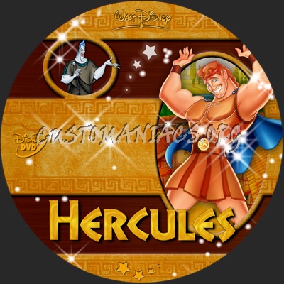 Hercules dvd label