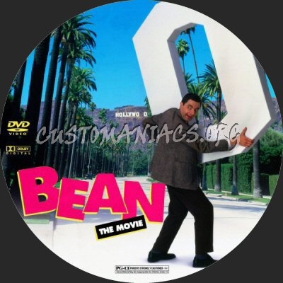 Bean- The Movie dvd label