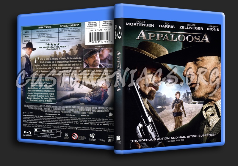 Appaloosa blu-ray cover