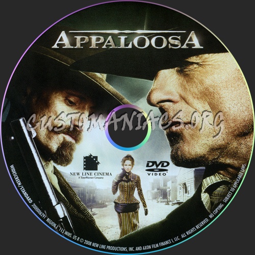 Appaloosa dvd label