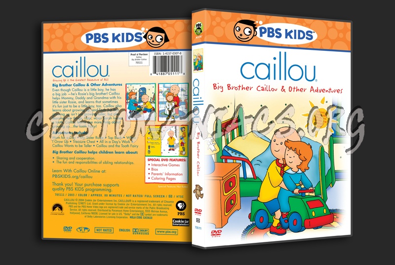 Big Brother Caillou & Other Adventures dvd cover