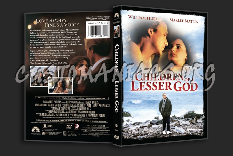 Children of a Lesser God dvd cover