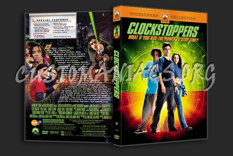 Clockstoppers dvd cover