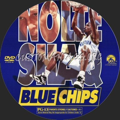 Blue Chips dvd label