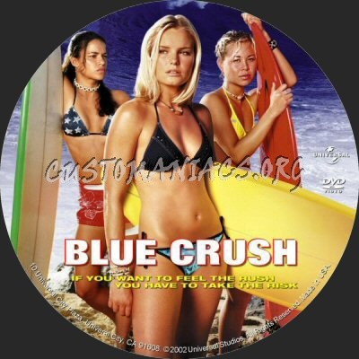 Blue Crush dvd label