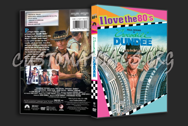 Crocodile Dundee dvd cover