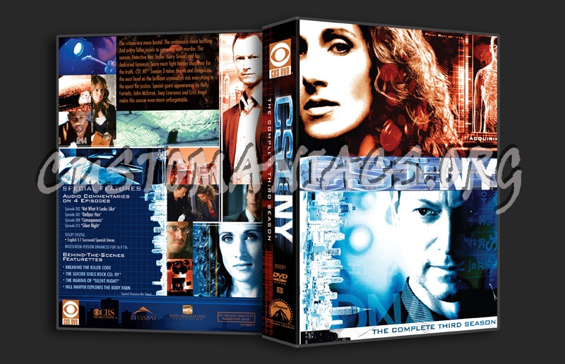 CSI New York Season 3 dvd cover