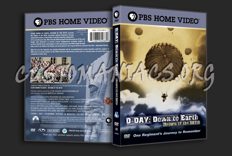 D-Day Down to Earth Return of the 507th dvd cover