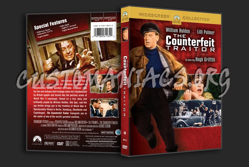 The Counterfeit Traitor dvd cover