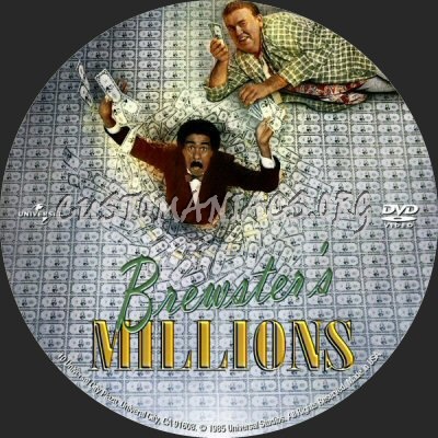 Brewster's Millions dvd label