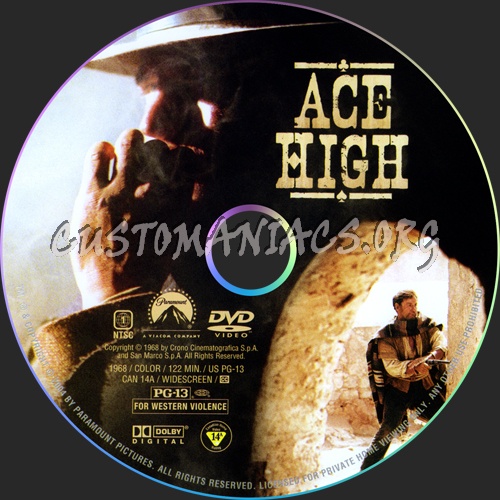 Ace high dvd label