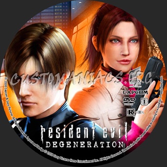 Resident Evil Degeneration dvd label