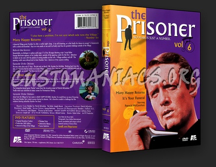 The Prisoner Volumes 1 - 10 dvd cover