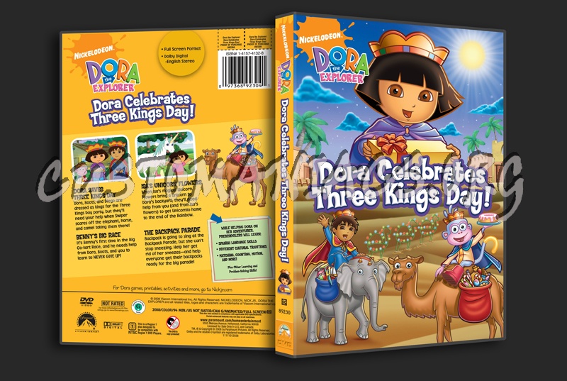 Dora Celebrates Three Kings Day! dvd cover
