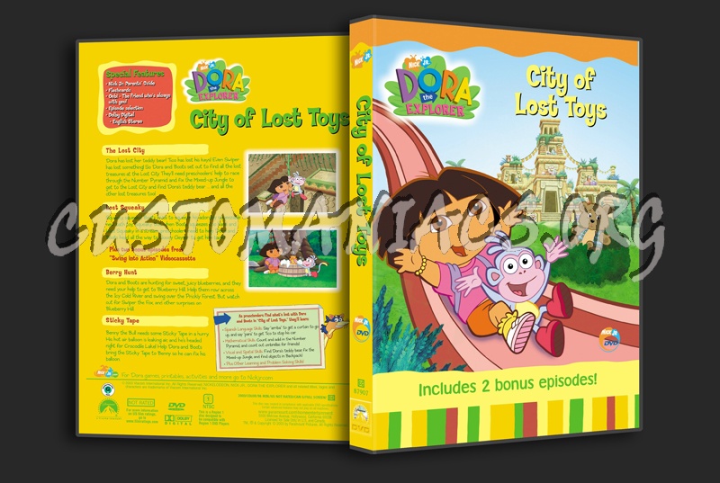 Dora the Explorer: City of Lost Toys dvd cover