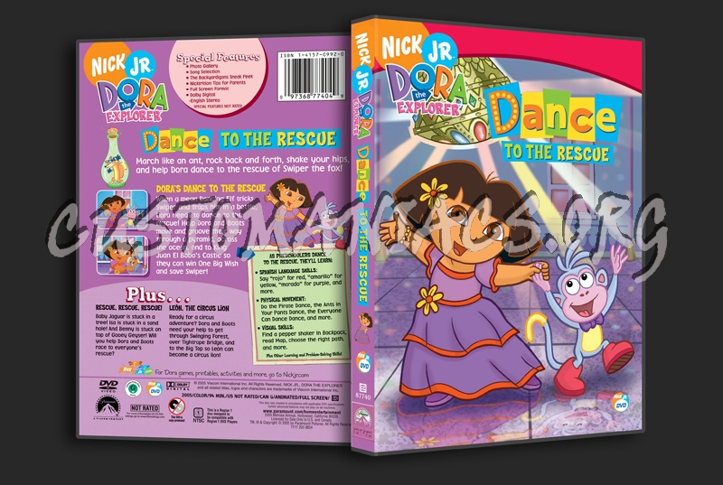 Dora the Explorer: Dance to the Rescue dvd cover