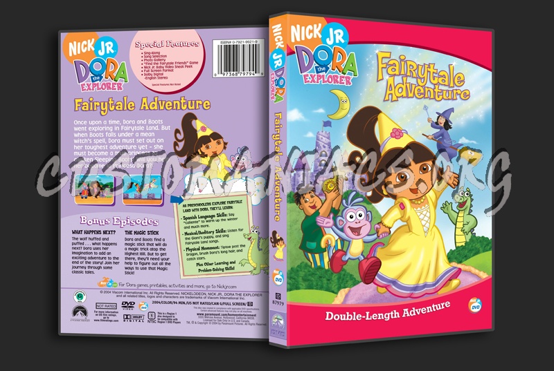 Dora the Explorer: Fairytale Adventures dvd cover