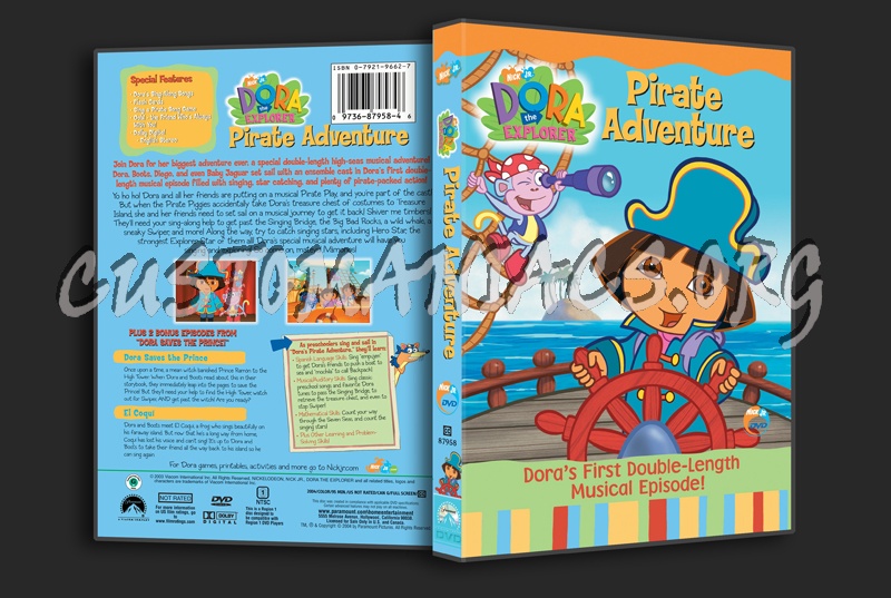 Dora the Explorer: Pirate Adventure dvd cover