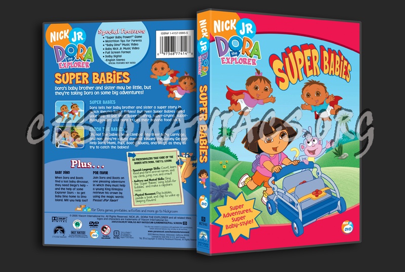 Dora the Explorer: Super Babies dvd cover