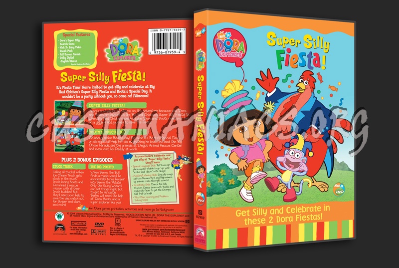 Dora the Explorer: Super Silly Fiesta! dvd cover