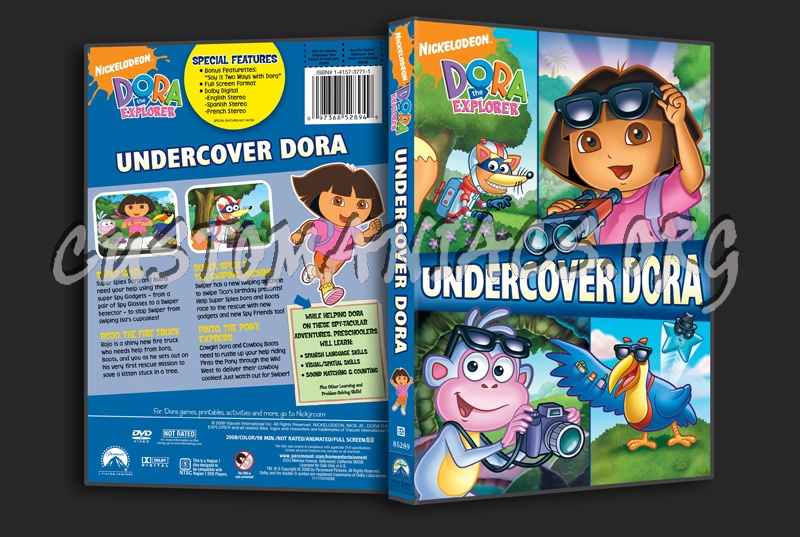 Dora the Explorer: Undercover Dora dvd cover