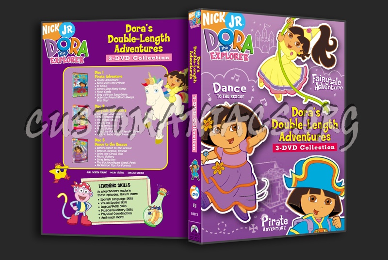 Dora's Double Length Adventures dvd cover