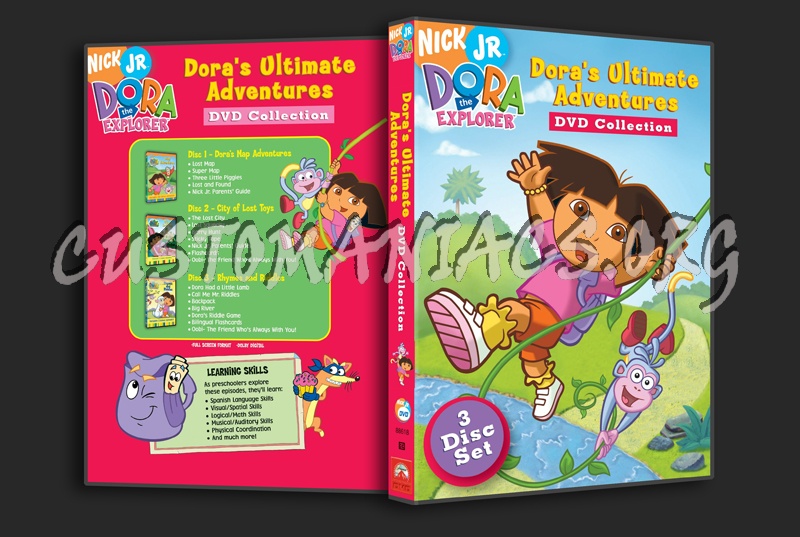 Dora's Ultimate Adventures dvd cover