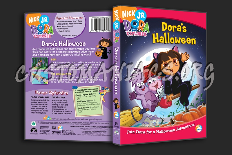 Dora's Halloween dvd cover