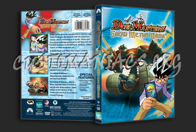 Duel Masters: Show Me the Mana dvd cover