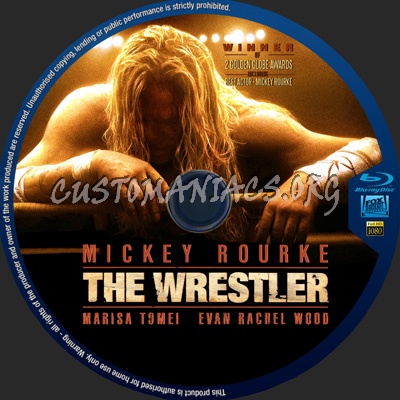 The Wrestler blu-ray label