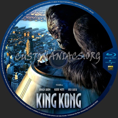 King Kong (2005) blu-ray label