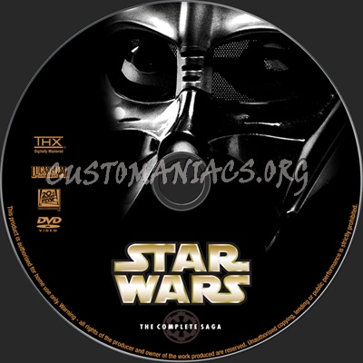 Star Wars Collection dvd label