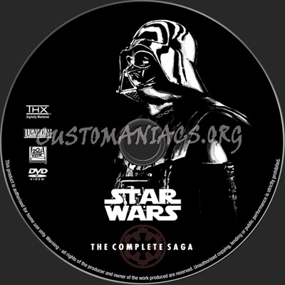 Star Wars Collection dvd label