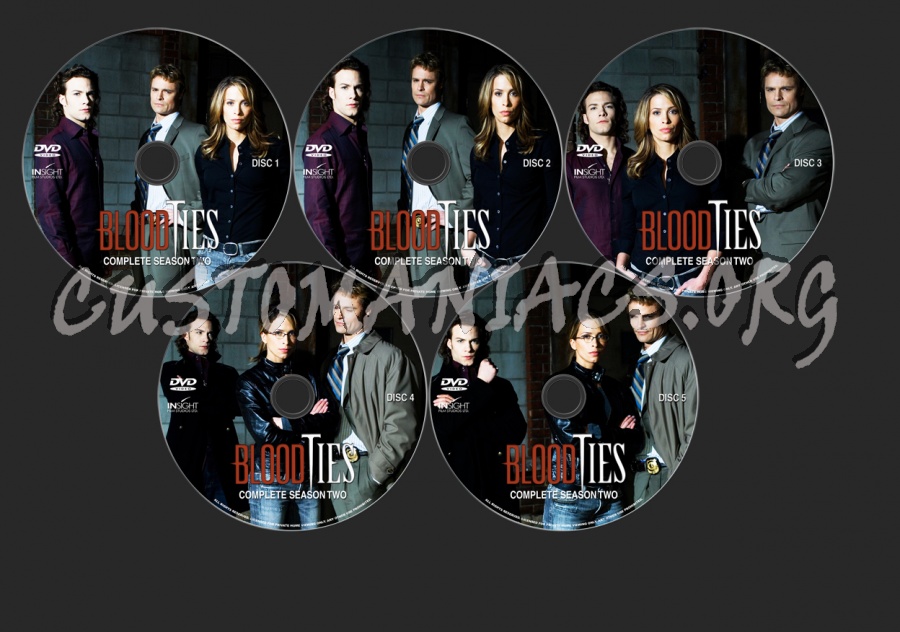 Blood Ties Season 2 dvd label
