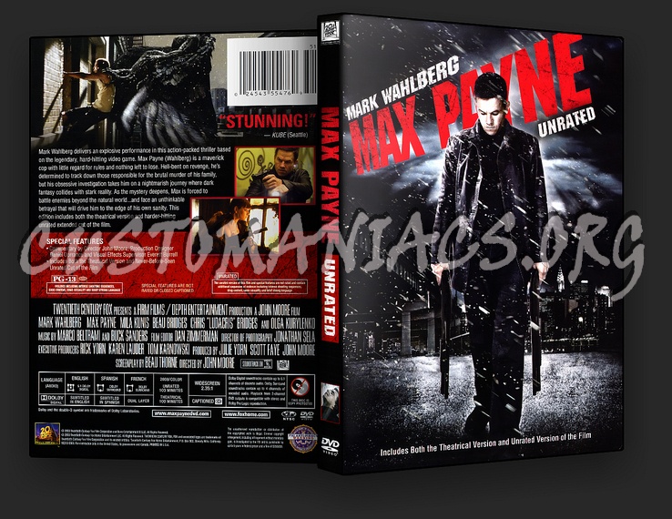 Max Payne dvd cover