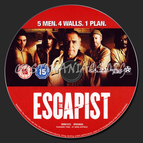 The Escapist (2008) dvd label